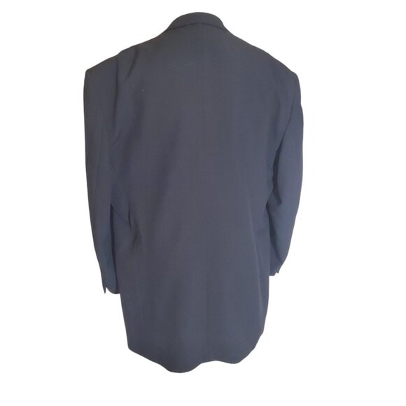 Stacey Adams Men's 4 Button Suit Coat Sport Coat Tuxedo Jacket Black Sz 52R - Picture 3 of 8